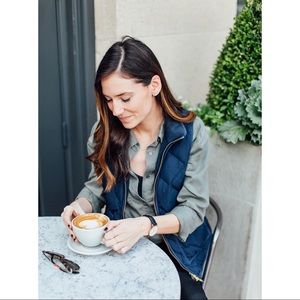 J. Crew navy vest